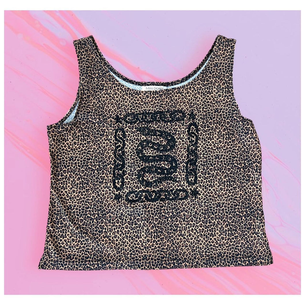 Leopard Print Snake Tank