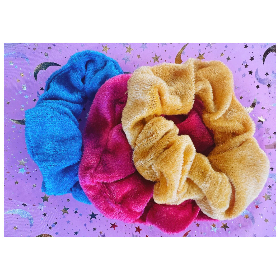 Fuzzy Scrunchies