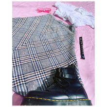 Load image into Gallery viewer, Plaid Circle Skirt
