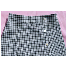 Load image into Gallery viewer, Black and White Gingham Skirt
