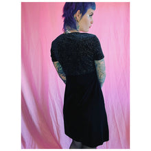 Load image into Gallery viewer, Glitter Velvet Mini Dress
