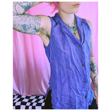 Load image into Gallery viewer, Purple Silk Tank Top
