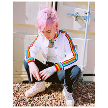 Load image into Gallery viewer, Rainbow Bomber Jacket
