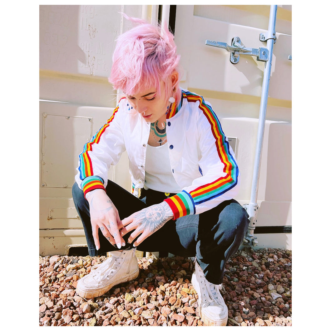 Rainbow Bomber Jacket