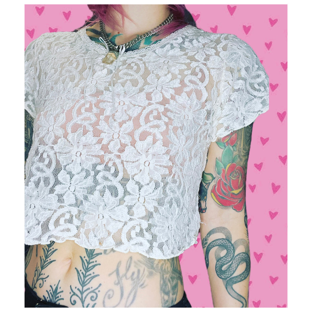 Laced Crop Top