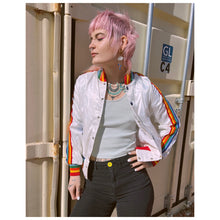 Load image into Gallery viewer, Rainbow Bomber Jacket
